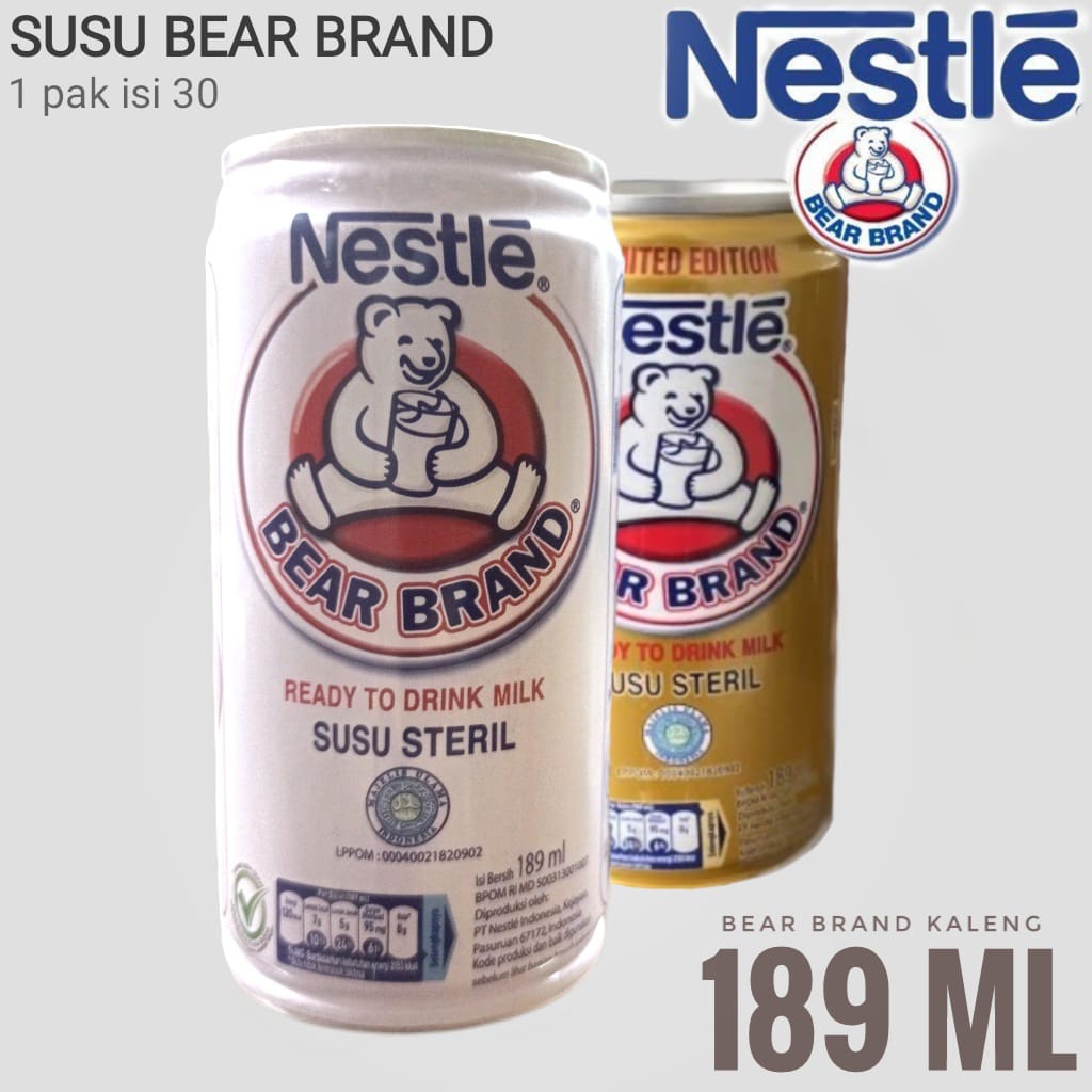 

Susu beruang bear brand 189ml khusus gosend