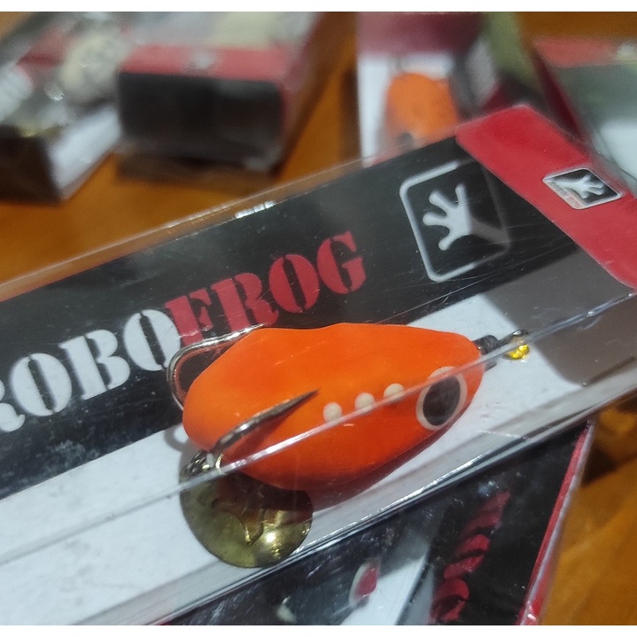 umpan pancing casting  tiruan Soft frog Robo frog