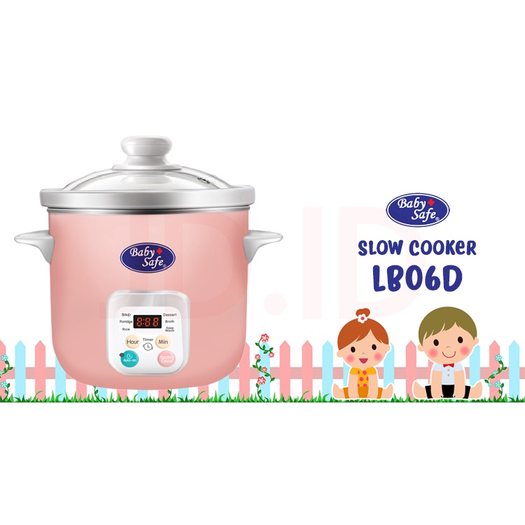 Jual BABY SAFE SLOW COOKER 1,5L LB06D Shopee Indonesia