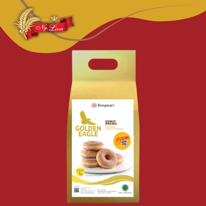 GOLDEN EAGLE Donut Premix / Tepung Doughnut - Bungasari 1 kg