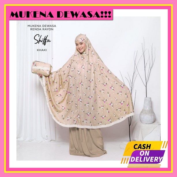 Mukena Dewasa Mukenah Mekenah Model Terbaru Mungkena Remaja Renda Premium Mewah Rukuh Mukena 2 In 1 