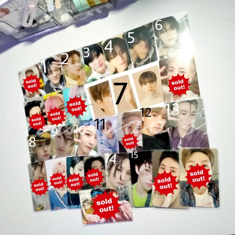 Jeno Renjun Photocard Collection Ar Selca Deco Hot Sauce Mini Balloon Boring Kihno Future Polaroid S