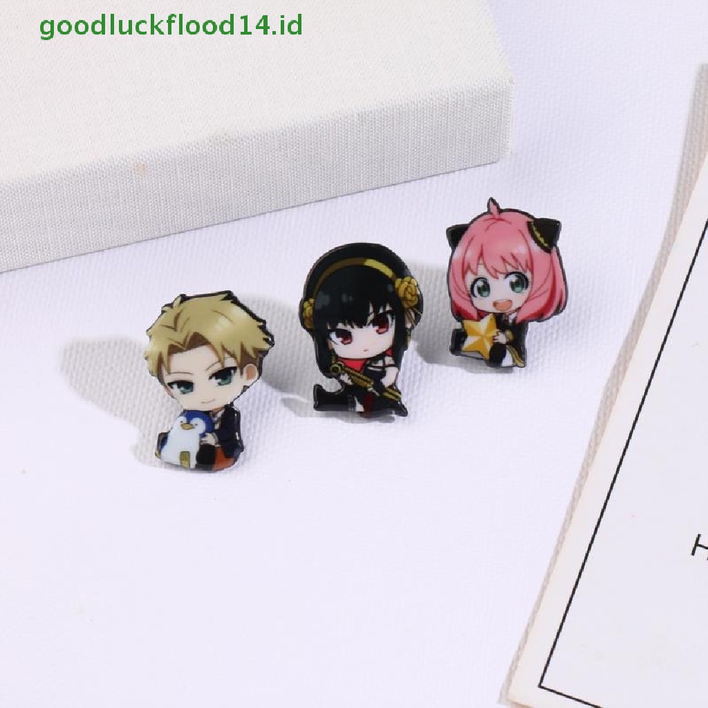 [GOOGFOUR] Anime Badge Bros Pin Cospaly Loid Anya Yor Pin Logam Aksesoris Kostum [TOP]