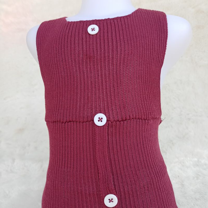 L Overall Anak Perempuan 4-6 Tahun Dress Operol