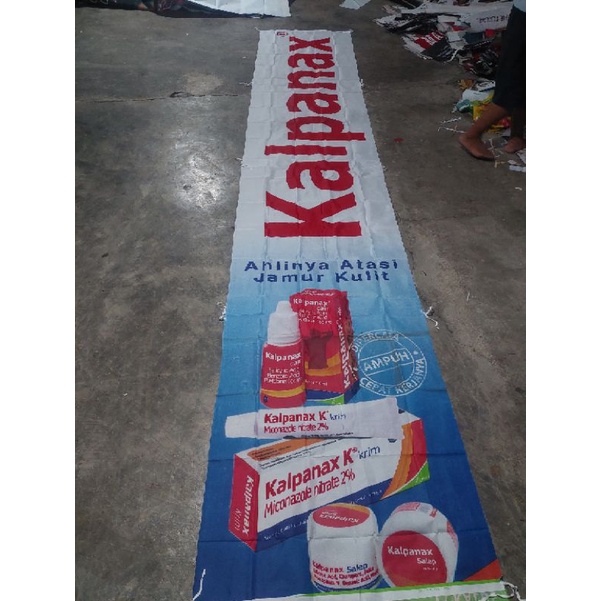 Spanduk Kain Bekas ukuran 90cm×400cm