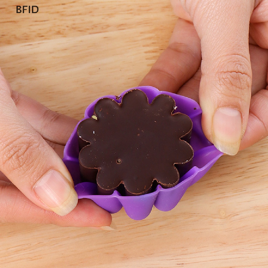 [BFID] Cetakan Cupcake Bunga Muffin Silikon Fondant Pan Kue Kecil Baking Pastry Tools [ID]