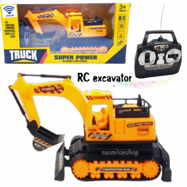 

Unik Mainan mobil excavator RC Mainan Remote Control Truk Beko WORK Limited