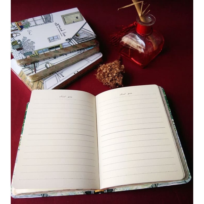 

Terlaris ✨ -Buku Diary Notes / Diary Notebook Fancy Hardcover - Ground Line- 2.1.23