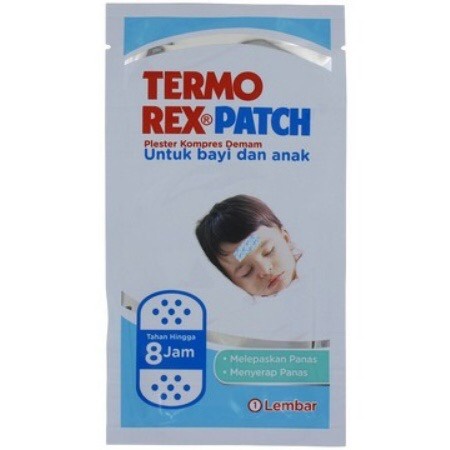 Plester Kompres Demam Termorex / Termorex Patch Plester Kompres  Demam Anak Dan Bayi