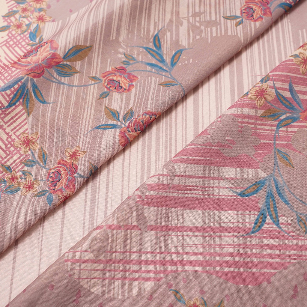 ALIF HIJAB SEGI EMPAT MOTIF PARIS PREMIUM KOREA - MAGELLAN IN ROSE KISS ( SPR-D3-005 )