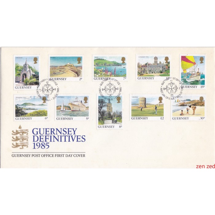 

A744 Prangko Guernsey FDC 1985 Daily Stamps 1 Pcs