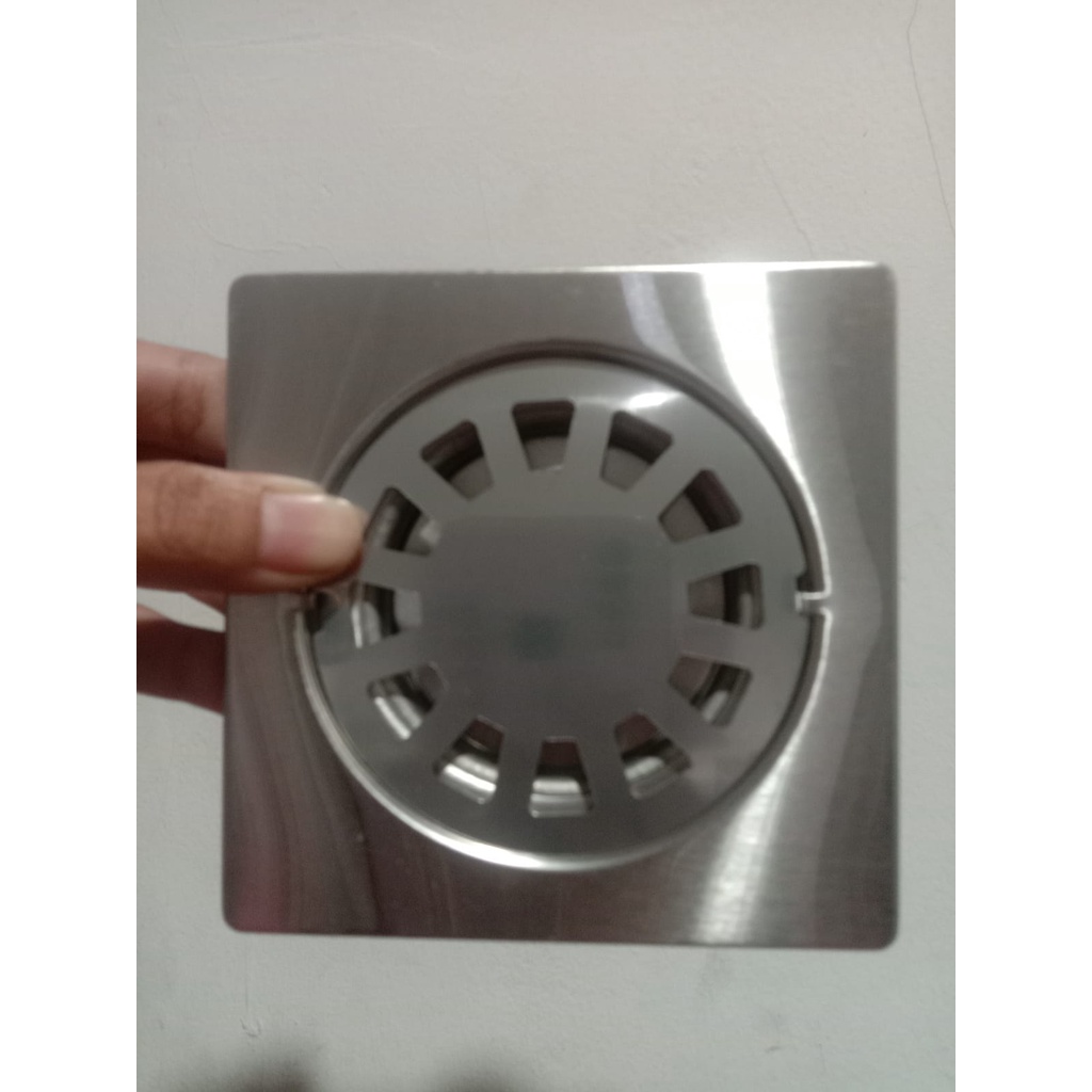 Floor Drain / Saringan Got Anti Bau / Kecoa 10 x 10 YSK / Floor Drain Saringan Got Kamar Mandi Avur Toilet Stainless Saringan WC / floor drain saringan got strainer lantai kamar mandi stainless  anti kecoa tikus motif kembang