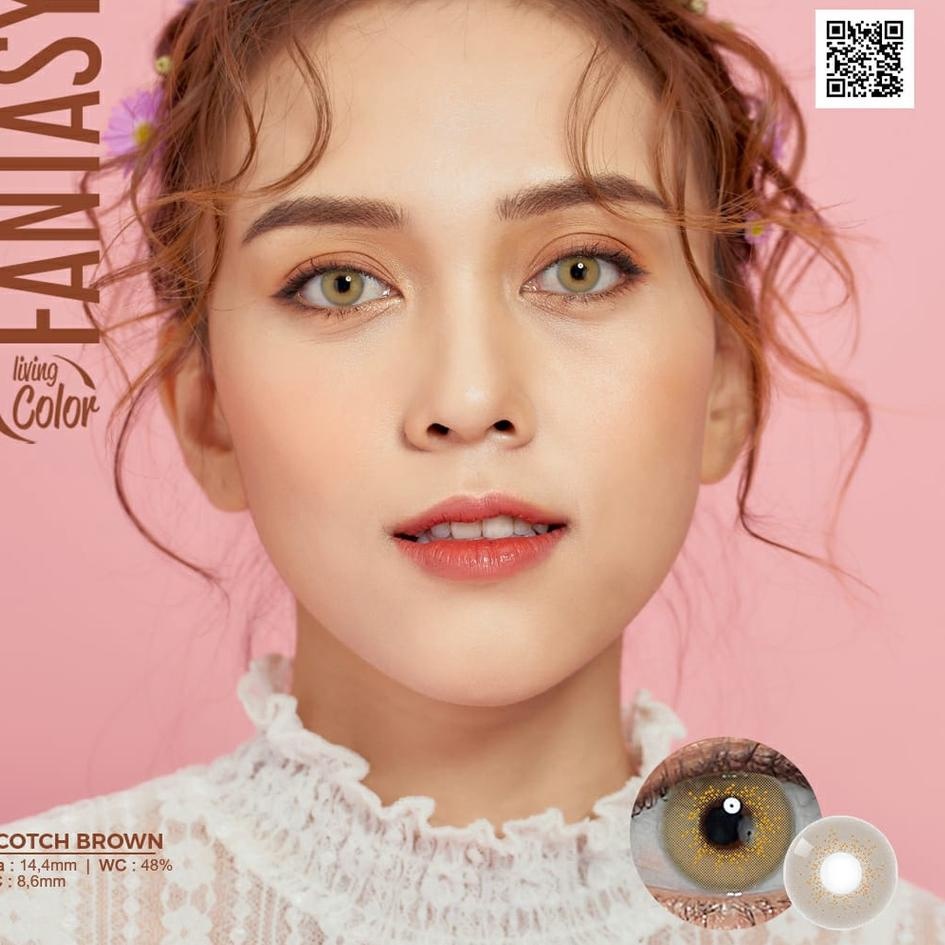 Softlens Living Color Fantasy 14.4 mm Minus dan Normal