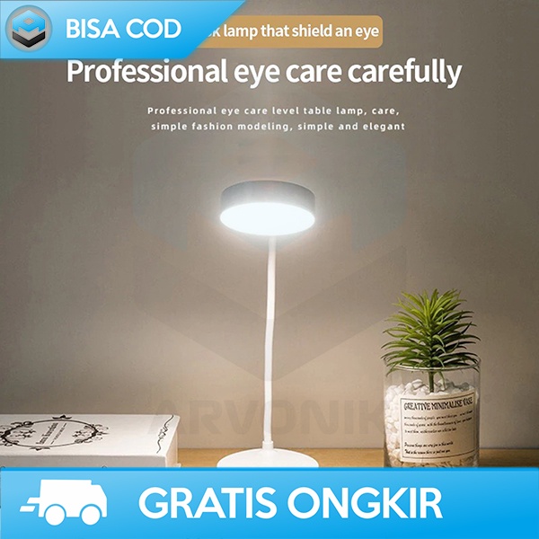 LAMPU BELAJAR LIPAT LAMPU MEJA FLEKSIBEL TOCH ANTI RADIASI WARM LIGHT