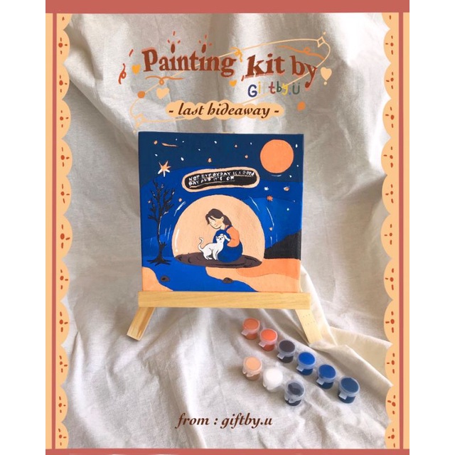 

PAINTING KIT (Last Hideaway) / Paint by Number / Set Melukis