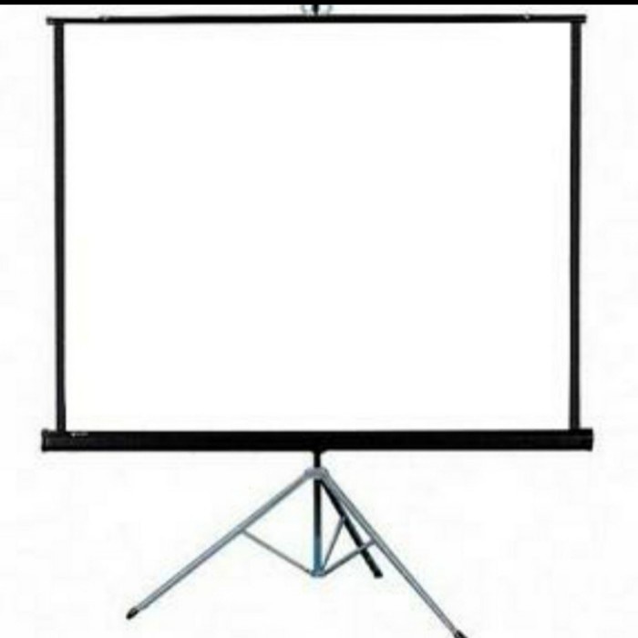 Layar Layar Proyektor Tripod 70 Inch ( Tripod Screen Projector 70")