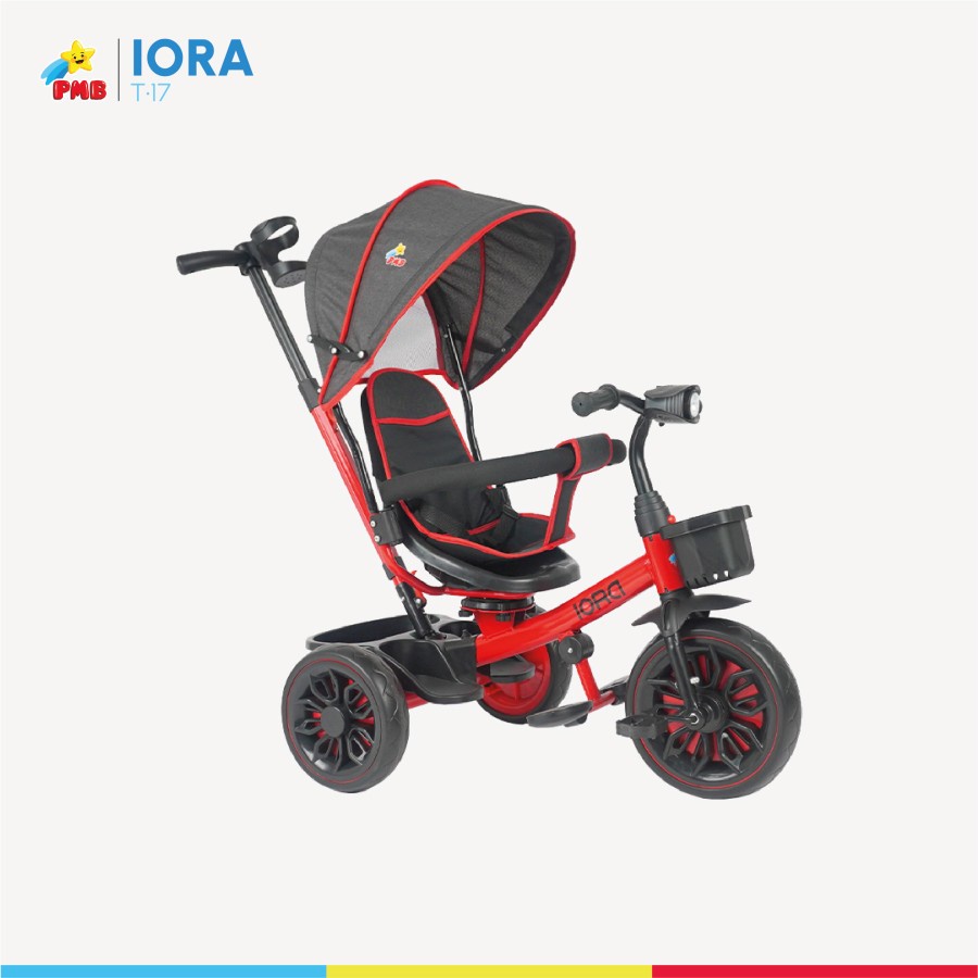 ⭐BISA COD⭐ Sepeda balita roda tiga,  sepeda stroller anak sepeda roda tiga iora t10 t11 t17 , sepeda