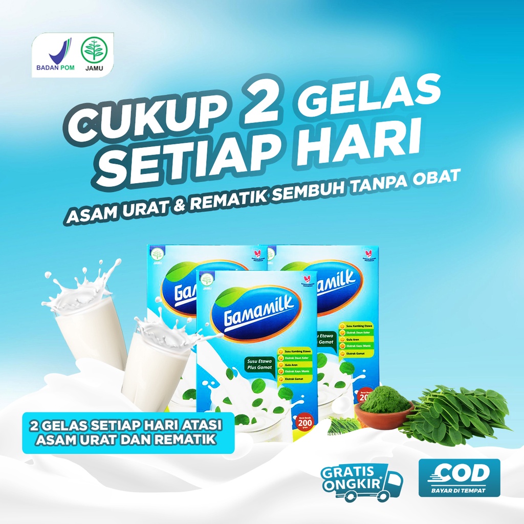 (10 BOX) GAMAMILK Susu Etawa Gamat  Diskon Harga lebih Murah