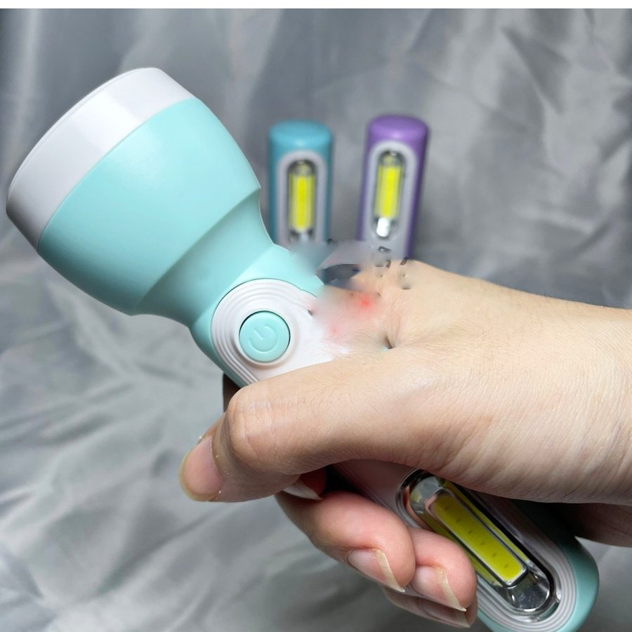 SENTER MINI LED LUBY L-8916CN 3W+COB BISA DI CAS PREMIUM EDITION