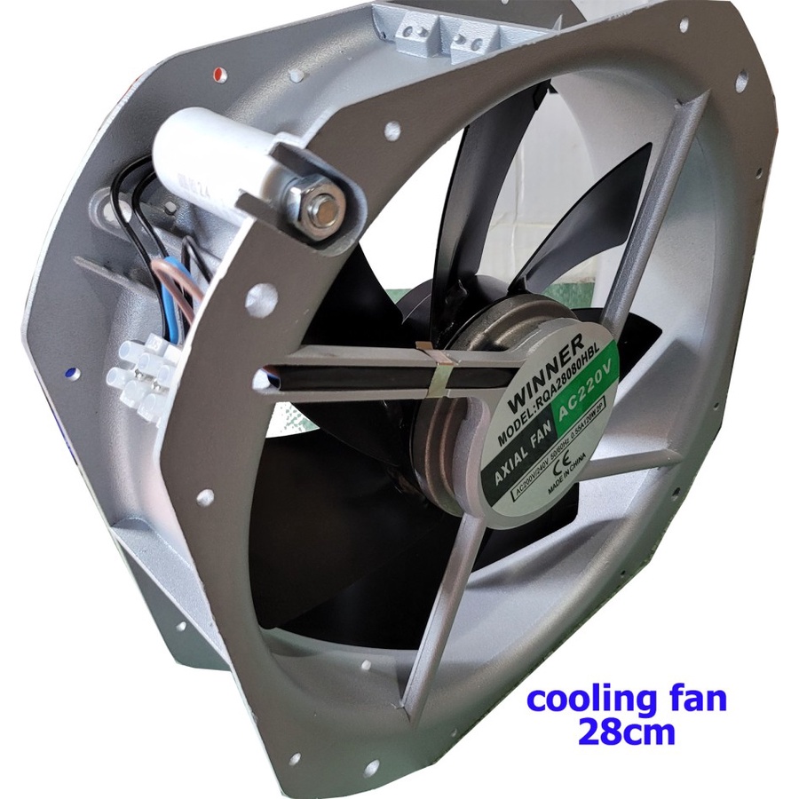 Kipas Cooling 28cm WINNER Exhaust Fan Panel 220V Tahan panas angin