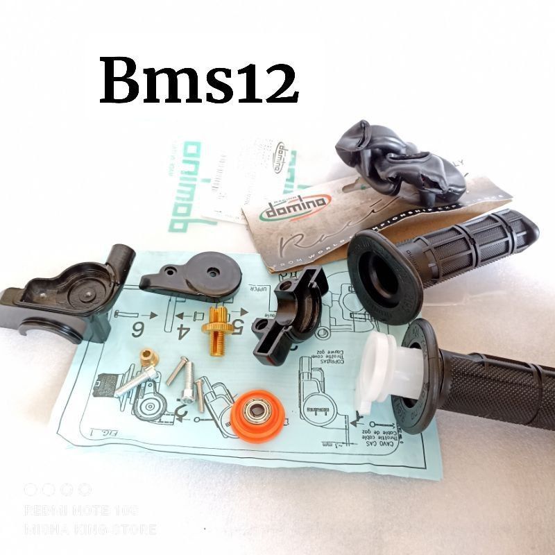 GAS SPONTAN DOMINO CARBON RX KING FULLSET