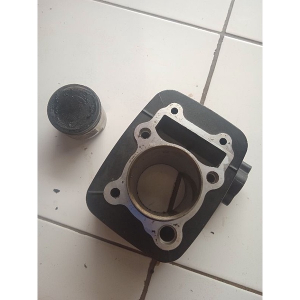 Blok Komplit Set Piston/Noken As Original Copotan Kawasaki KLX/DTRACKER 150 ukuran asli standar deal