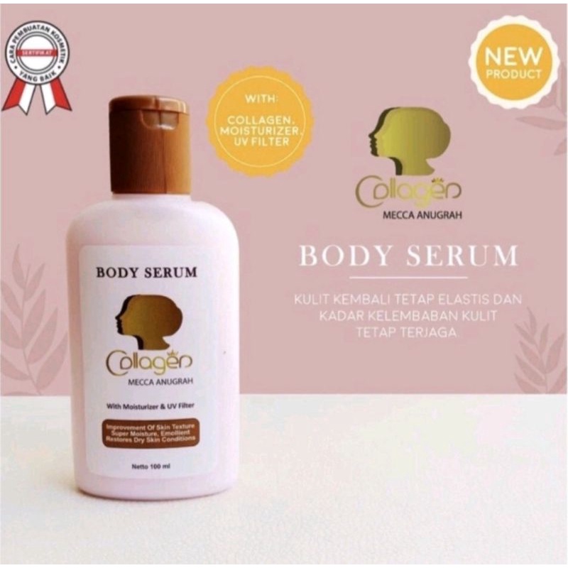 BODY SERUM MECCA - BODY SERUM VOLLAGEN - PEMUTIH BADAN
