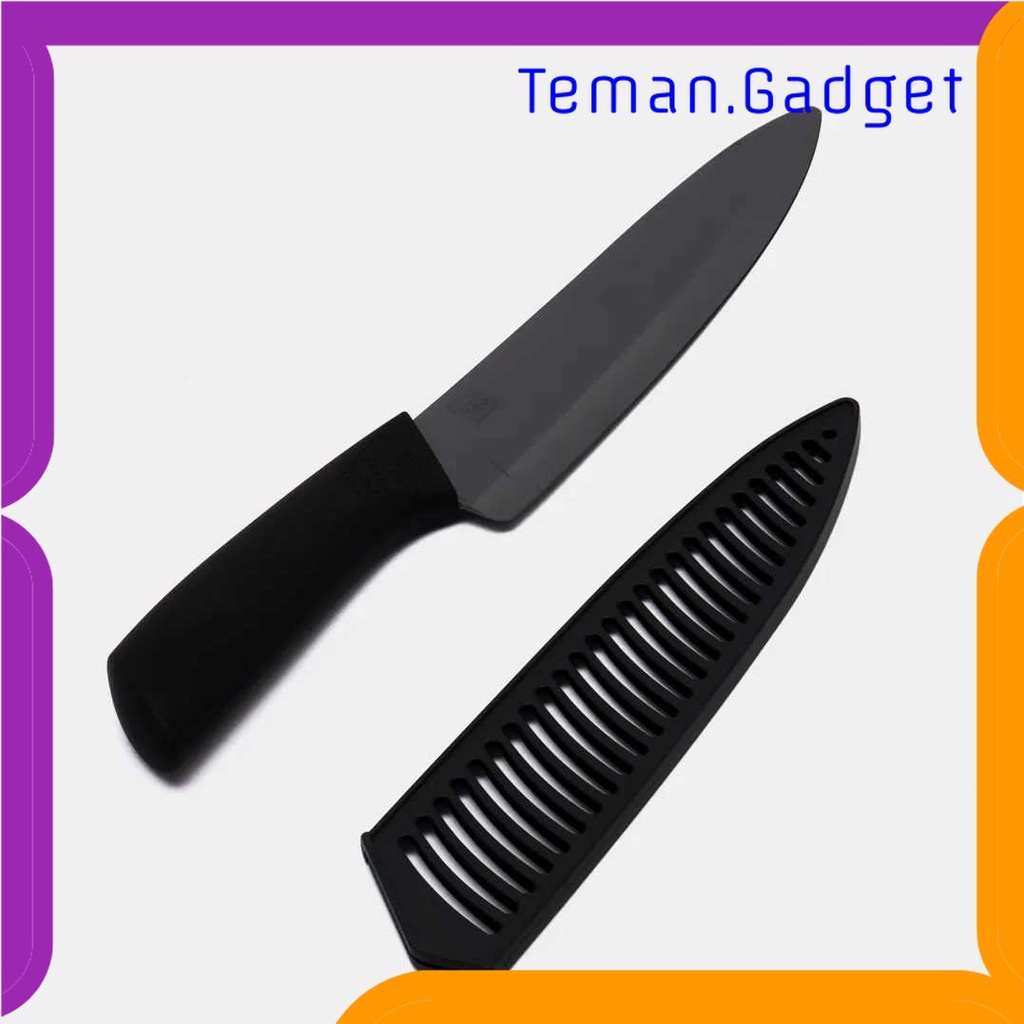 TD - DPR Huohou Pisau Dapur Kitchen Knife Bahan Keramik 8 Inch - HU0011