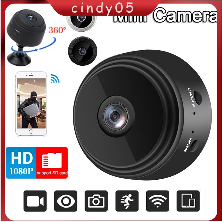 【COD】 Wireless A9 Mini Camera Wifi HD 1080P Micro Kamera Kecil Smart IP Kamera CCTV Spy Camera Kamera Pengintai