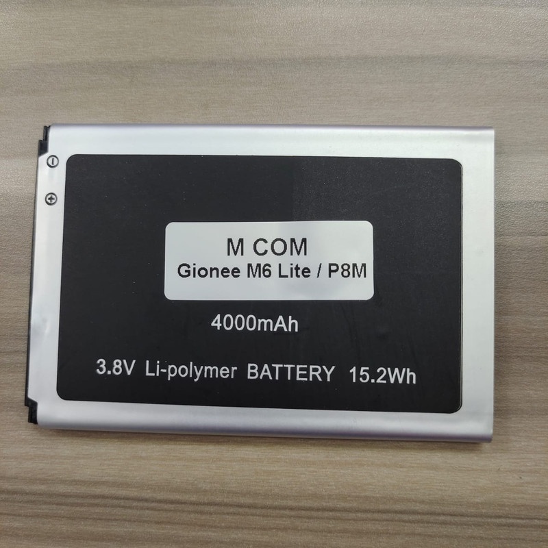 Battery Batere Batre Baterai Mcom Gionee M6 Lite P8M Kapasitas 5000 mah