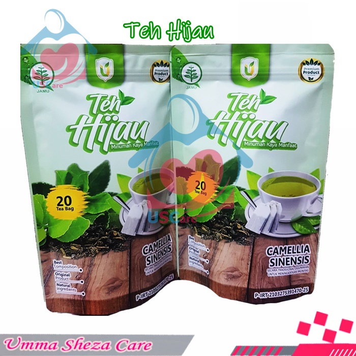 

Teh Hijau Celup Premium Usybah 20 Bags Menjaga Kesehatan Jantung