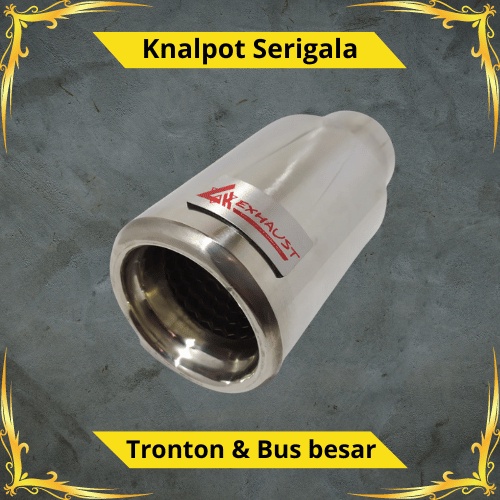 KNALPOT SERIGALA TRONTON BIG BUS HINO500 FUSO  GIGA UD KUZER QUESTER DLL
