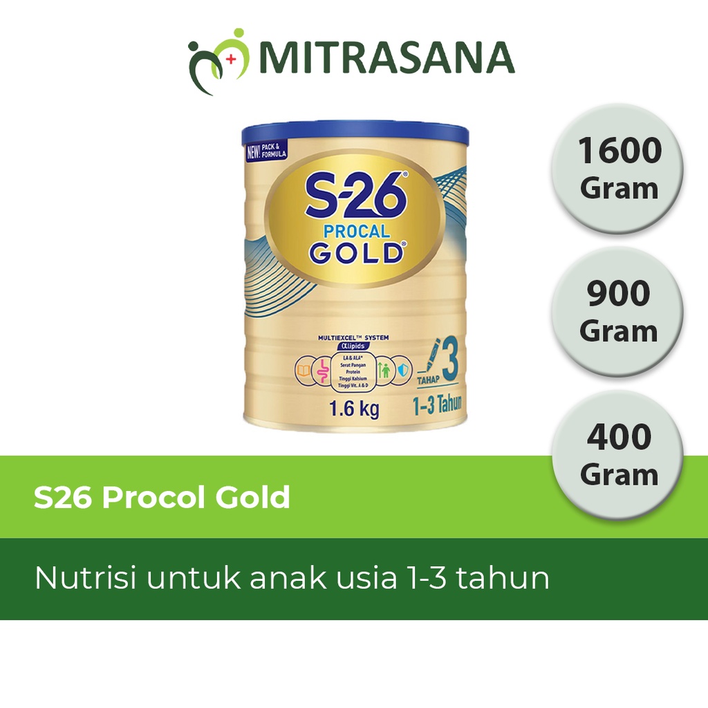 S26 Procal Gold 1600 Gr - 900 Gr - 400 Gr