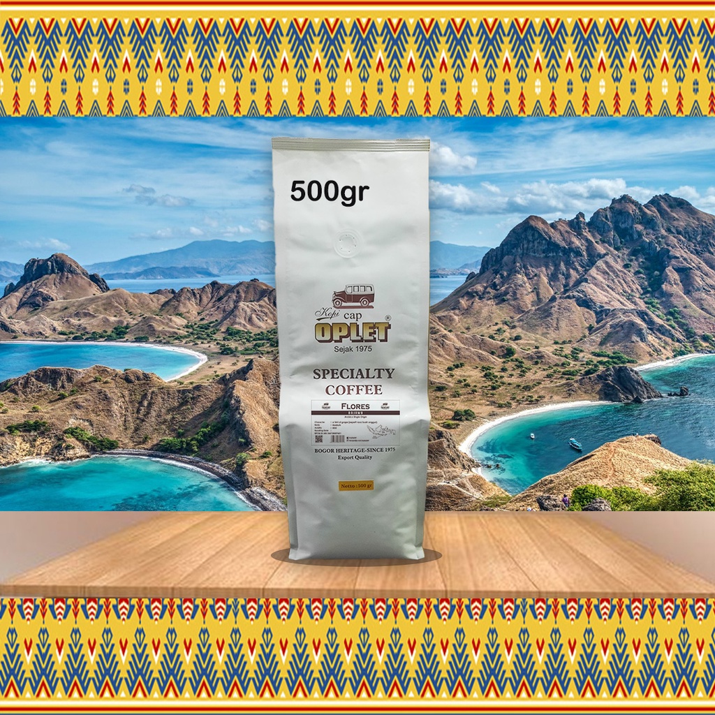 

KOPI OPLET SPECIALTY COFFEE - FLORES BAJAWA (ARABIKA) - 500 gram