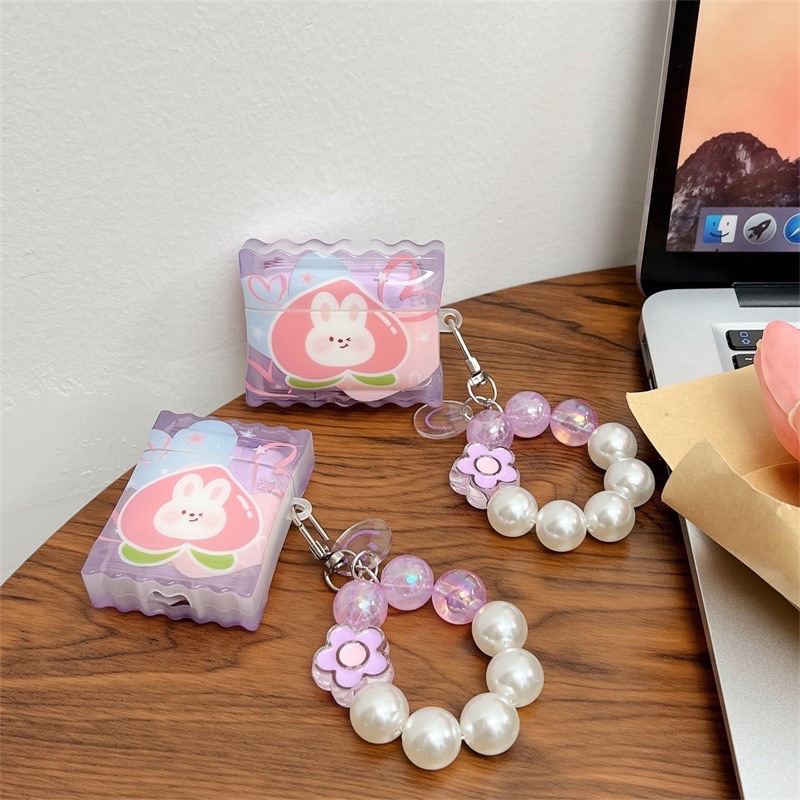 Bonbon Bunny Softcase for Airpods 1 2 Pro 3 Case Airpods Lucu