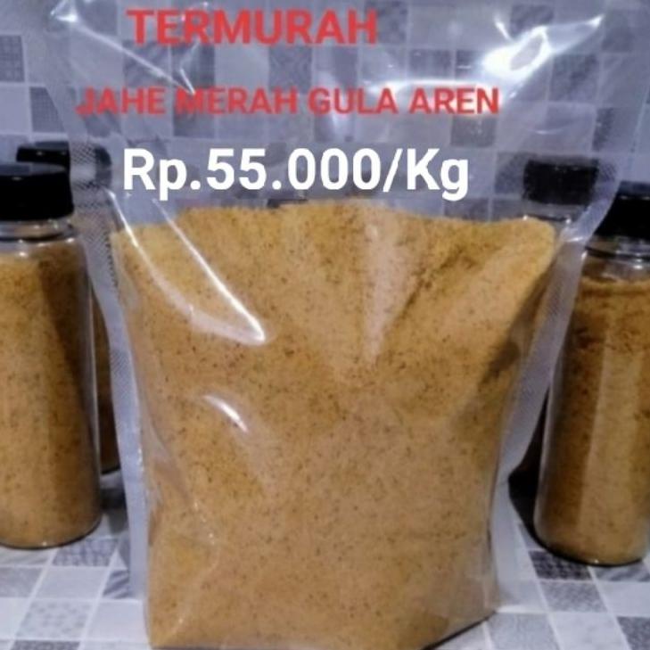 

>D2289) ⭐⭐⭐⭐⭐ Jahe merah SUPER plus gula aren secang habbatusaudah - jahe instan 1KG - bukan cangkir mas