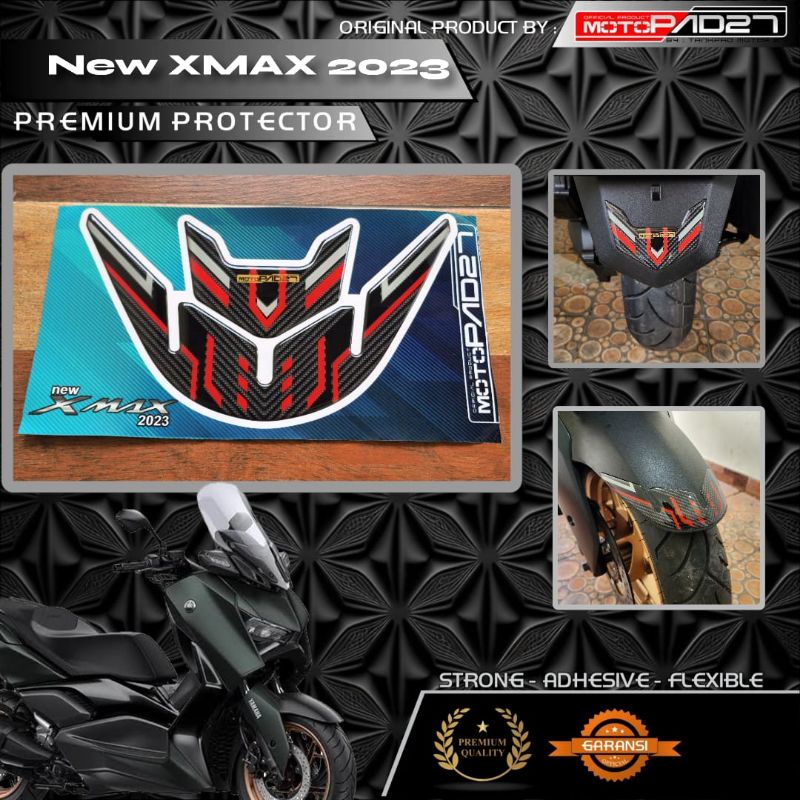 Motopad27 Stiker Xmax 2023 Stiker Timbul Cover Spakbor Yamaha New Xmax 2023