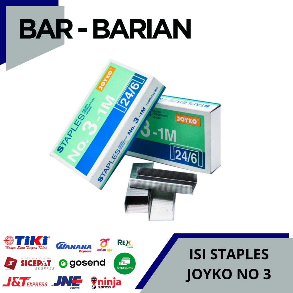 

ISI STAPLES BESAR JOYKO NO 3 / ISI STAPLES NO 3 JOYKO