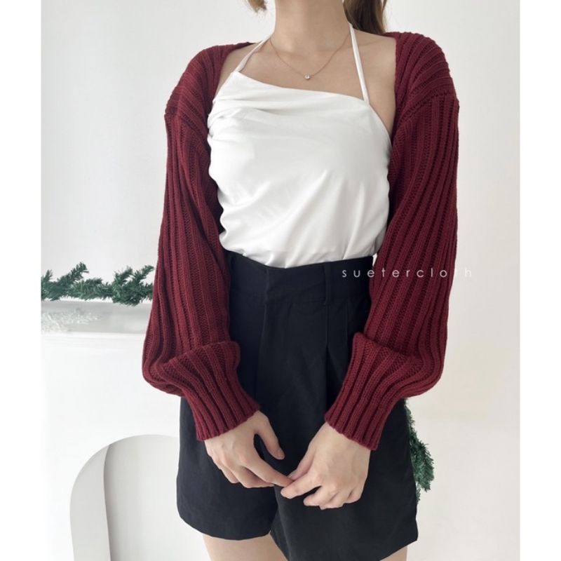 LIAM OVERSIZE CARDIGAN / BALERO / OUTER KNIT PREMIUM/ CROP CARDI