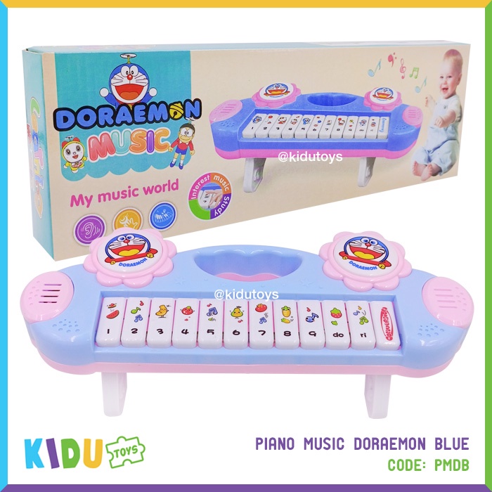 Mainan Anak Piano Music Doramon Mainan Edukasi Musik Piano Murah Kidu Toys