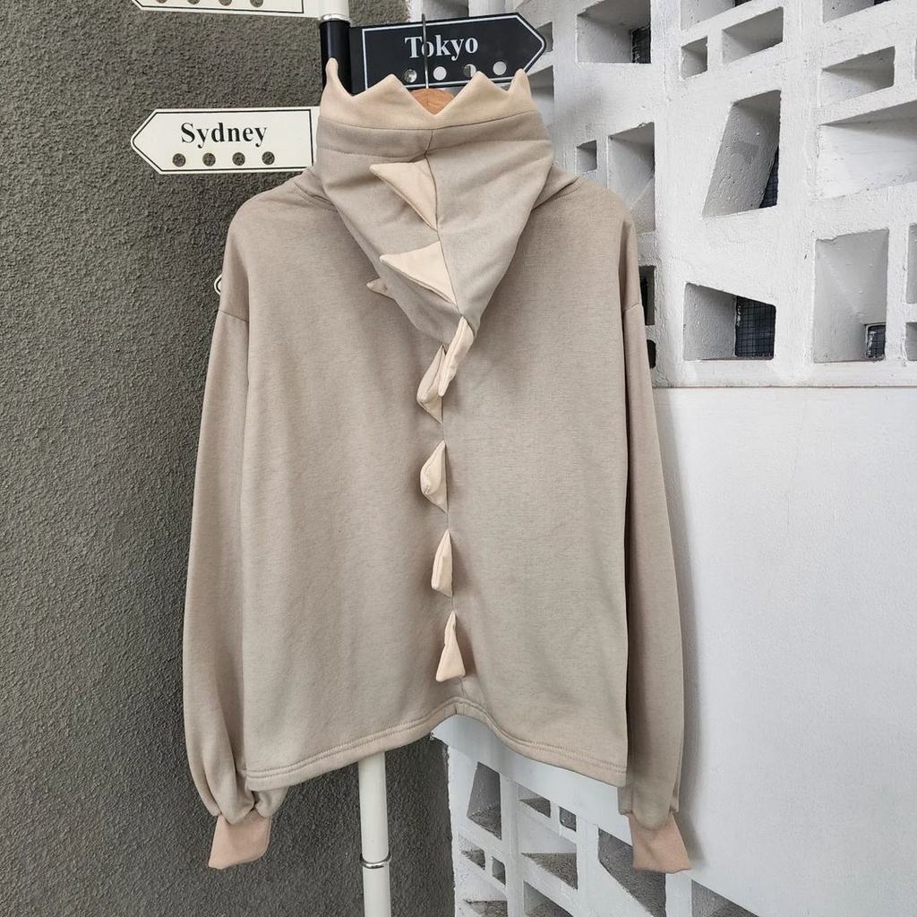 TIREX HOODIE NATURAL CUTE OVERSIZE - SWEATER WANITA BIG SIZE KOREAN STYLE