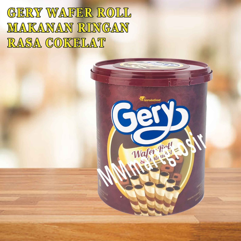 

Wafer Cokelat / Gerry Wafer Roll / Biskuit Wafer Cream / 380gr