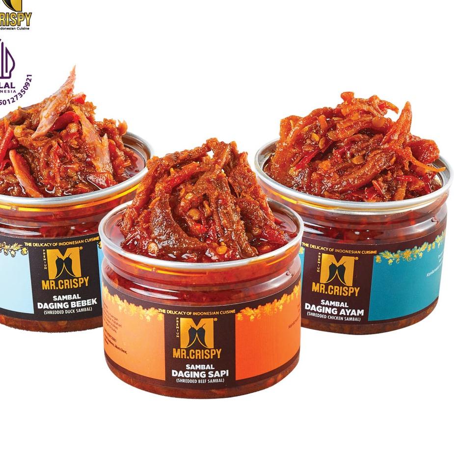 

ULI200 Sambal Daging Bebek/Ayam/Sapi/Sambel Mr.Crispy ##