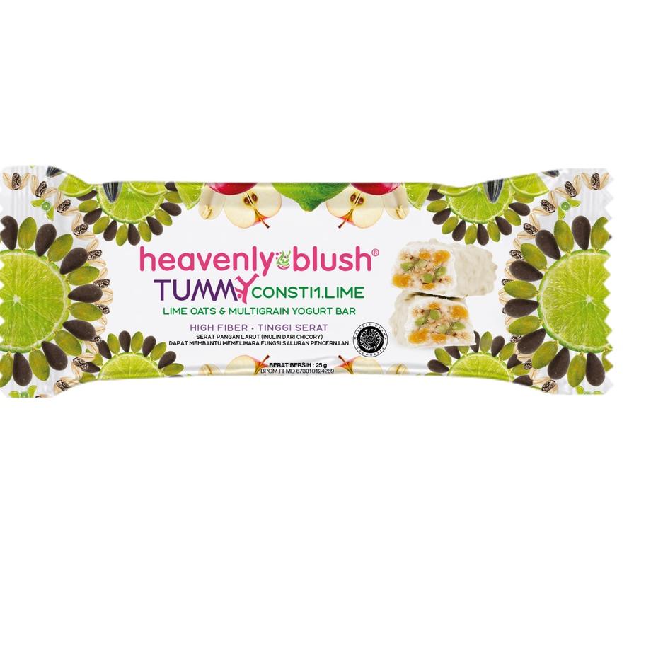 Jual Yogurt Heavenly Blush Tummy Bar Lime [12 Pcs x 25Gr] Shopee