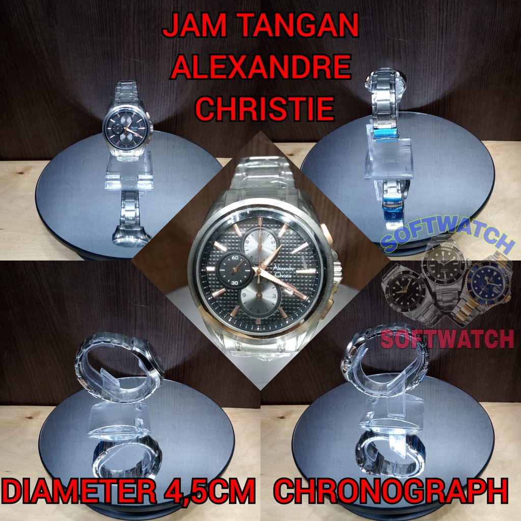JAM TANGAN ARLOJI ALEXANDRE CHRISTIE ASLI 100% ORIGINAL PRIA