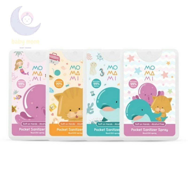 WJ39 Momami Pocket Sanitizer Spray 18ml