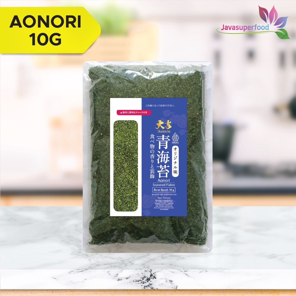 

[Halal] AONORI Bubuk Nori Halal 10 g │Ao Nori Powder Import Taburan Takoyaki │ Seaweed Powder