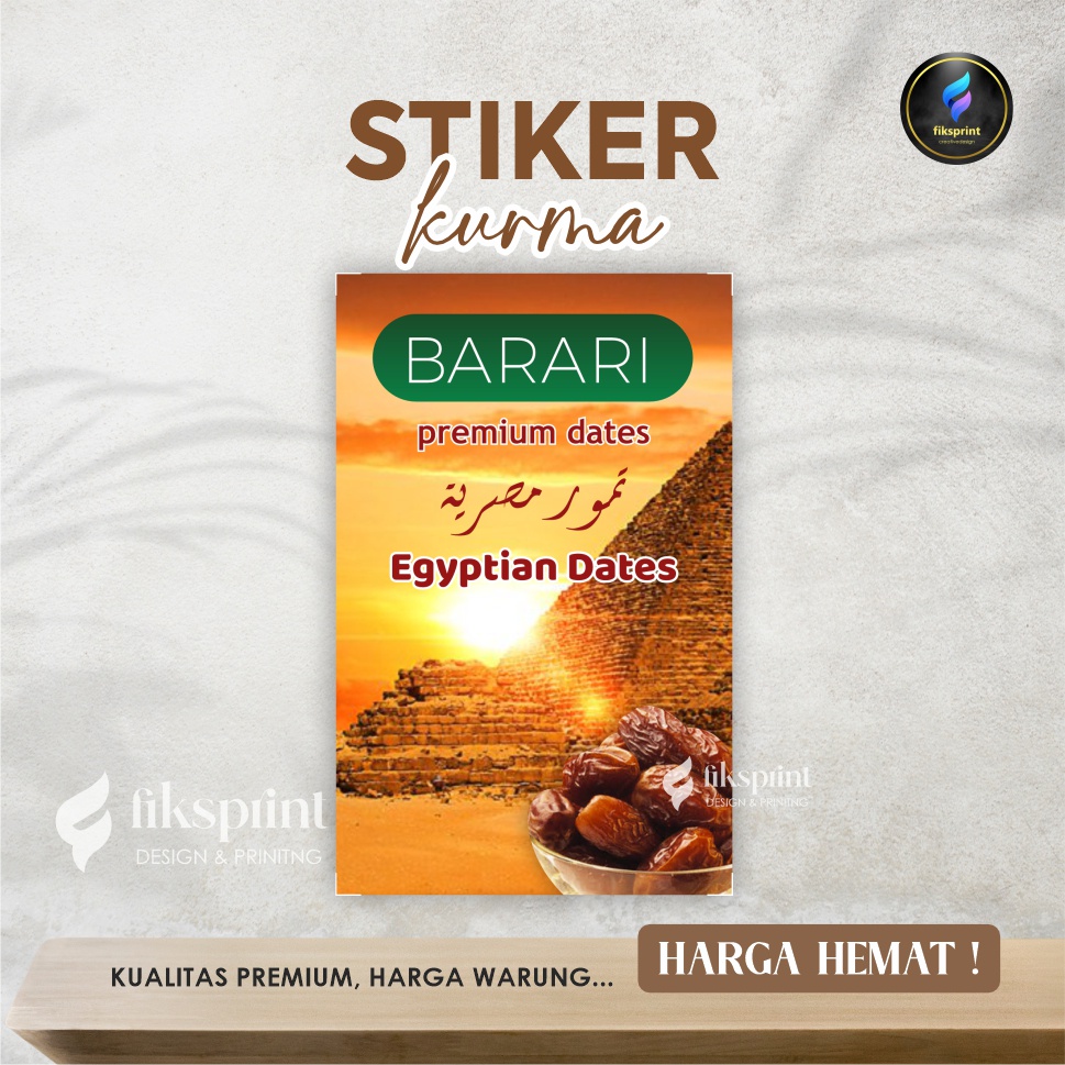 

Stiker Kurma Barari. Stiker kurma Premium