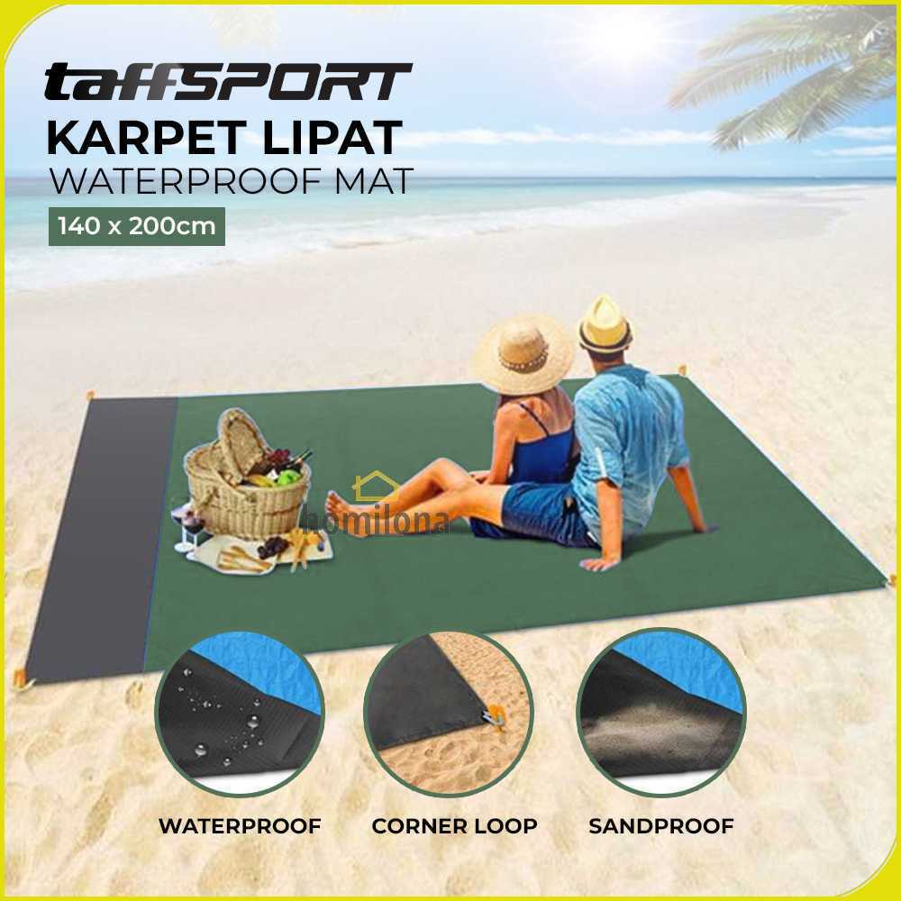TaffSPORT Karpet Lipat Camping Piknik Waterproof Mat 140 x 200cm - FS-008