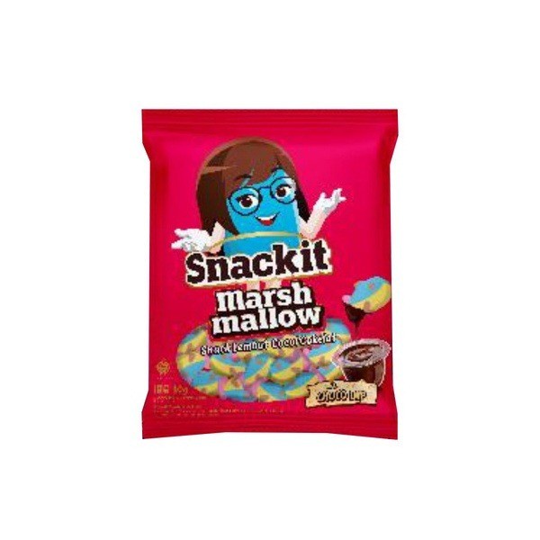 Kino Snackit Marshmallow Fish with Choco Dip [30 gr]
